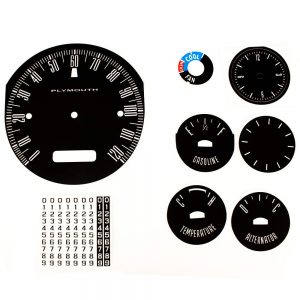62 Plymouth Fury Savoy / Sport Fury Decal Kit with AC control face