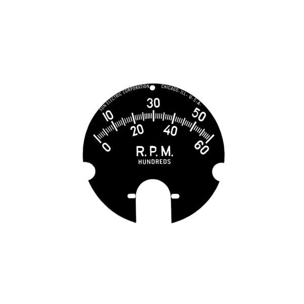64 - 68 Dodge Truck (Custom Sport Special CSS / HPP) SUN Tachometer Face 6000 RPM Used with HPP Package -426 Motor Only
