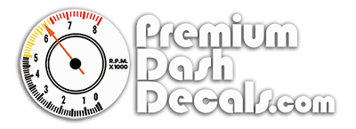Premium Dash Decals by Mr.Heaterbox