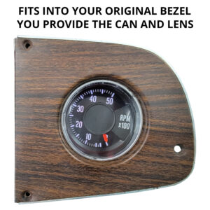 PDD418 75-80 Dodge Truck Slant Face Reproduction Tachometer in customer supplied OEM can (Requires Exchange Tach) 5K RPM
