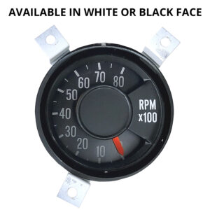 PDD419 75-80 Dodge Truck Slant Face Reproduction Tachometer in customer supplied OEM can (Requires Exchange Tach) 8K RPM
