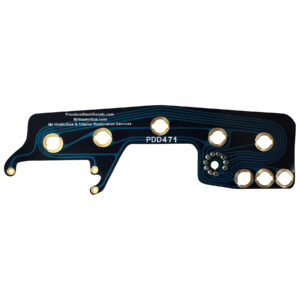 PDD471 62 Buick Skylark Flexible Dash Circuit Board Front (professional install service available)
